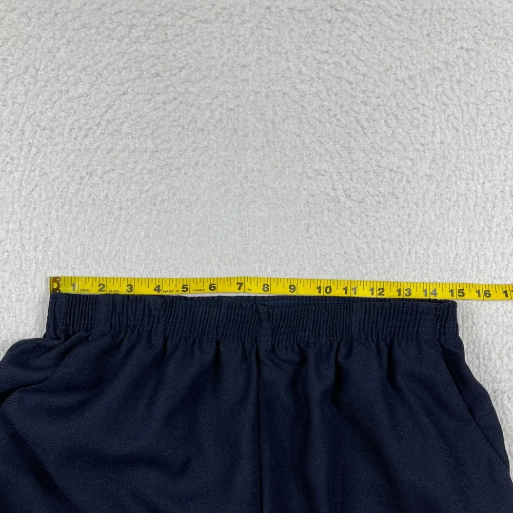 Briggs New York Pants Womens 16 Navy Blue Elastic Waist Pull On Straight Leg